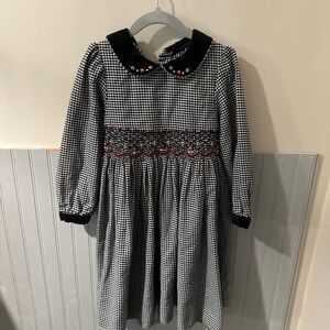 Charming Black and White Kids Dress